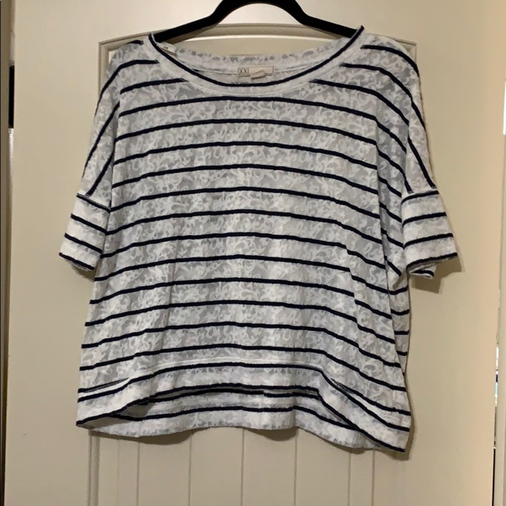 Size s crop top. Believe it’s navy stripes